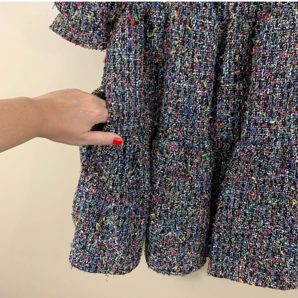 Sister Jane confetti tweed mini dress. Size XS - Picture 5 of 7